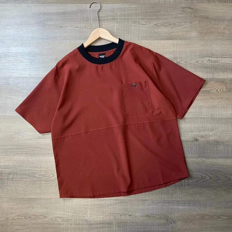 Customize Summer Shoulder Down Casual Round Neck Short Sleeved T-shirt OST003