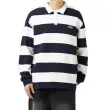 All Custom Made 260g Japanese Striped Lapel Long Sleeve Men's Spring Polo T-Shirt OST010