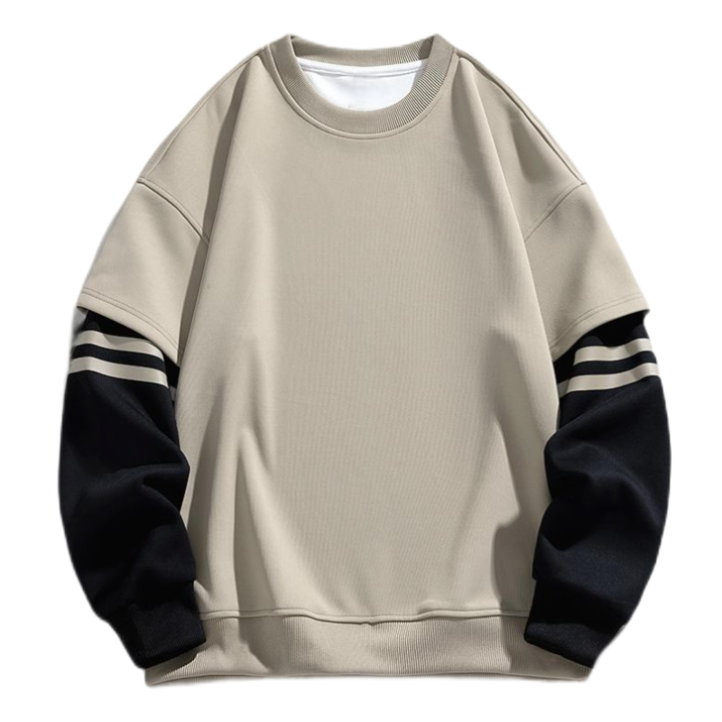 Custom Heavy Duty Hoodie Men's Loose Shoulder Thick Round Neck Sweatshirt OST006