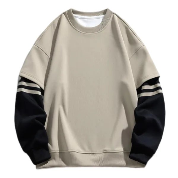 Custom Heavy Duty Hoodie Men's Loose Shoulder Thick Round Neck Sweatshirt OST006