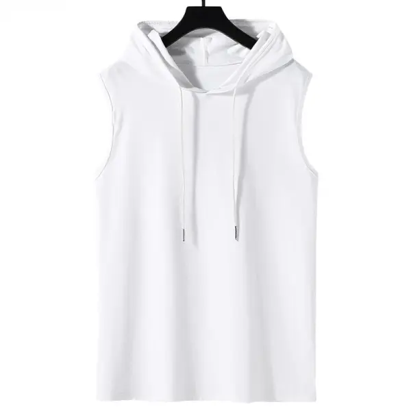 Customize Sleeveless Workout Hoodie WKH001