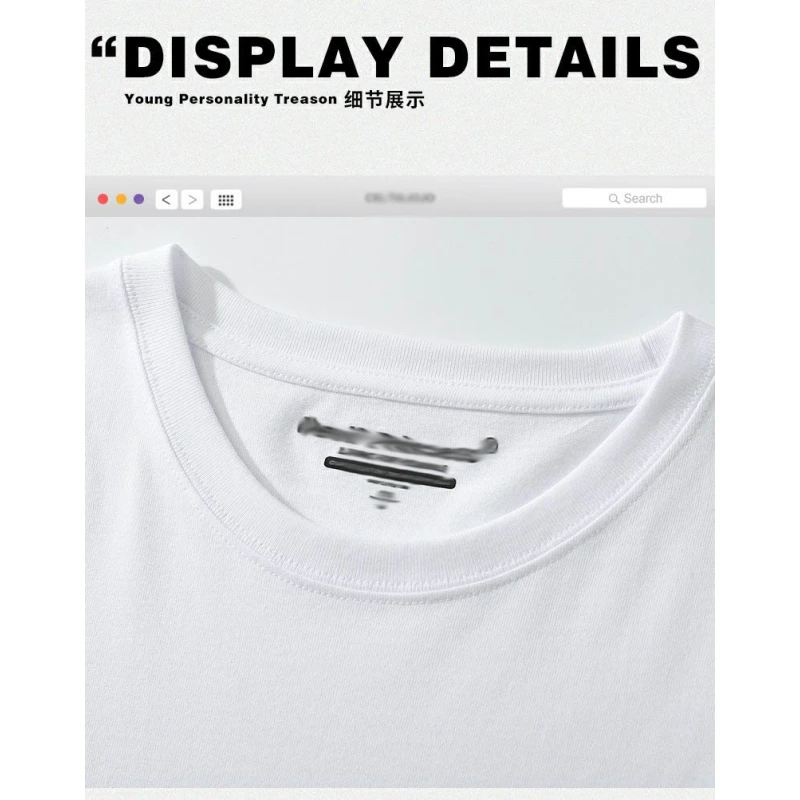 TTgarment Wholesale 100% Cotton Breathable T-Shirt TS003