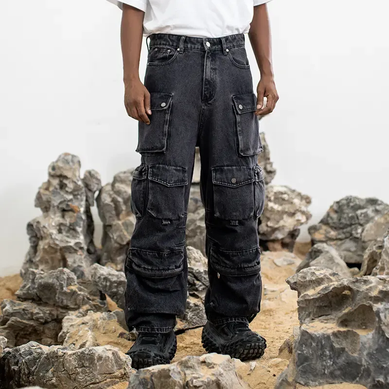 ttgarment 워싱 커스텀 카고 팬츠