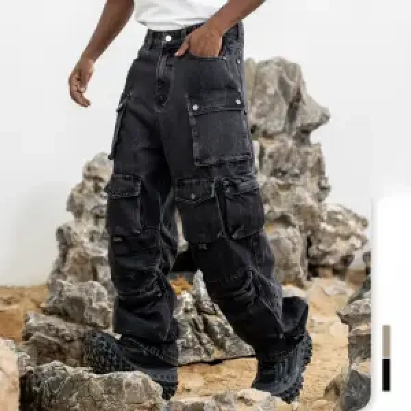ttgarment 워싱 커스텀 카고 팬츠