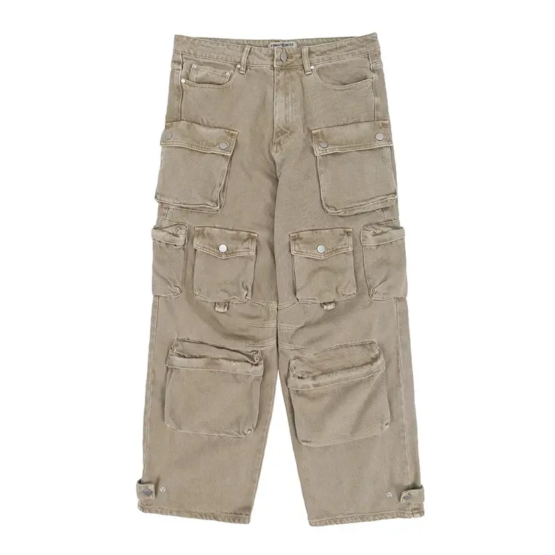 ttgarment 워싱 커스텀 카고 팬츠