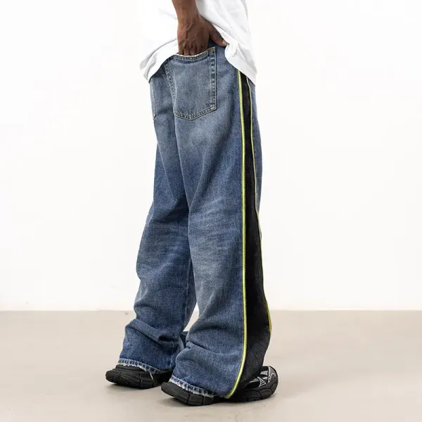 jeans patchwork personalizado lavado ttgarment