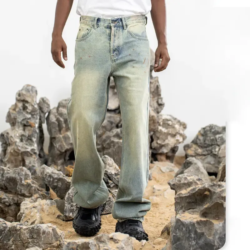 ttgarment 커스텀 리핑 청바지