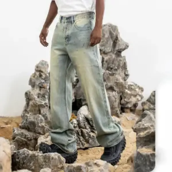 ttgarment 커스텀 리핑 청바지