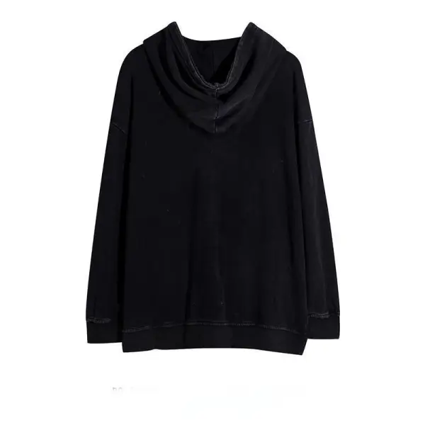 Чоловіча толстовка з вишивкою, великого розміру, з кислотним пранням, на замовлення, з вишивкою, 100% бавовна, aww007