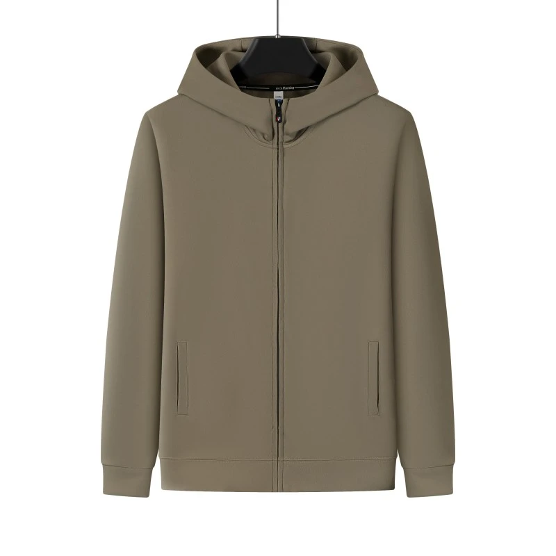 TTgarment Air Layer Healthy Double-sided Zipper Hooded Sweatshirt S9007-RTS