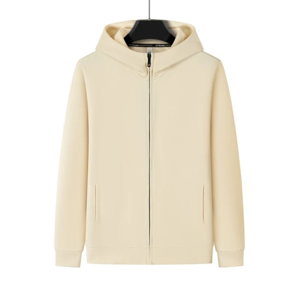 TTgarment Air Layer Healthy Double-sided Zipper Hooded Sweatshirt S9007-RTS