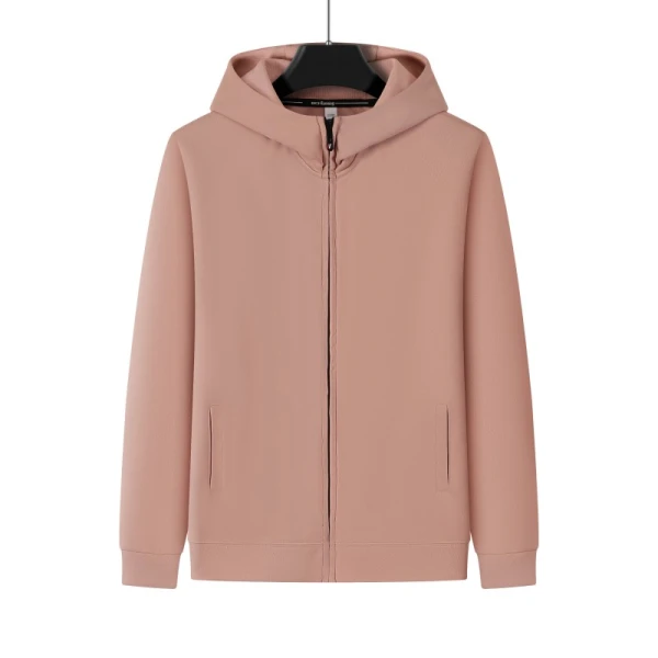 TTgarment Air Layer Healthy Double-sided Zipper Hooded Sweatshirt S9007-RTS