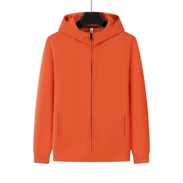 TTgarment Air Layer Healthy Double-sided Zipper Hooded Sweatshirt S9007-RTS