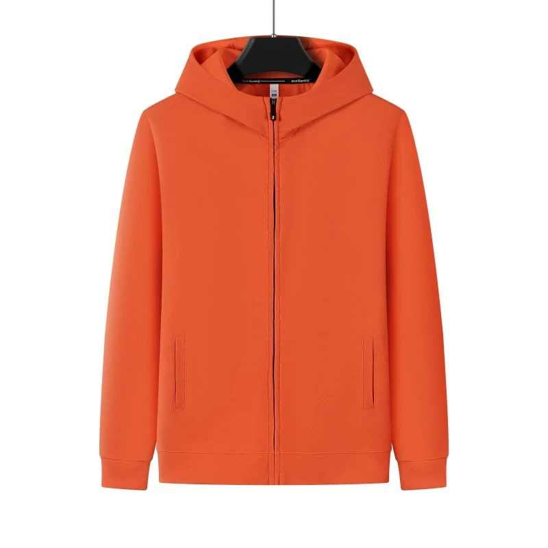 TTgarment Air Layer Healthy Double-sided Zipper Hooded Sweatshirt S9007-RTS