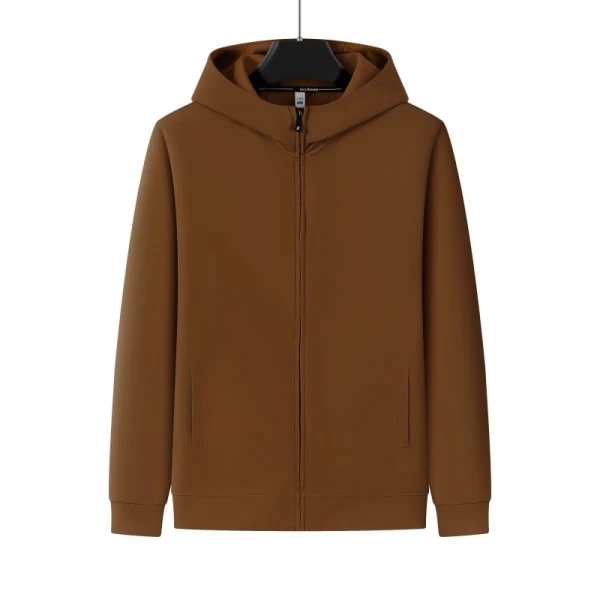 TTgarment Air Layer Healthy Double-sided Zipper Hooded Sweatshirt S9007-RTS