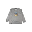 TTgarment   Design Ribbed Crew Neck Light Gray Long-Sleeve T-Shirt   T1208