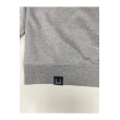 TTgarment   Design Ribbed Crew Neck Light Gray Long-Sleeve T-Shirt   T1208