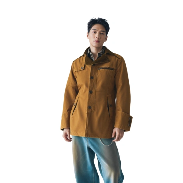 TTgarment   Custom Camel Contrast Jacket  J1219