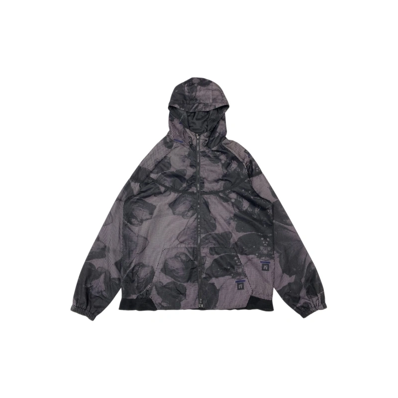 TTgarment  Purchase Raglan Sleeve Mesh Pattern Windbreaker   J1228