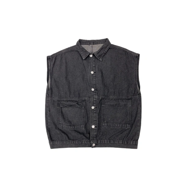 TTgarment  Design Sleeveless Denim Vest Jacket   V246