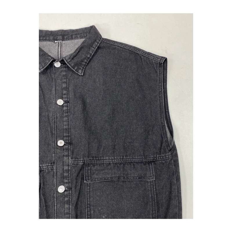 TTgarment  Design Sleeveless Denim Vest Jacket   V246