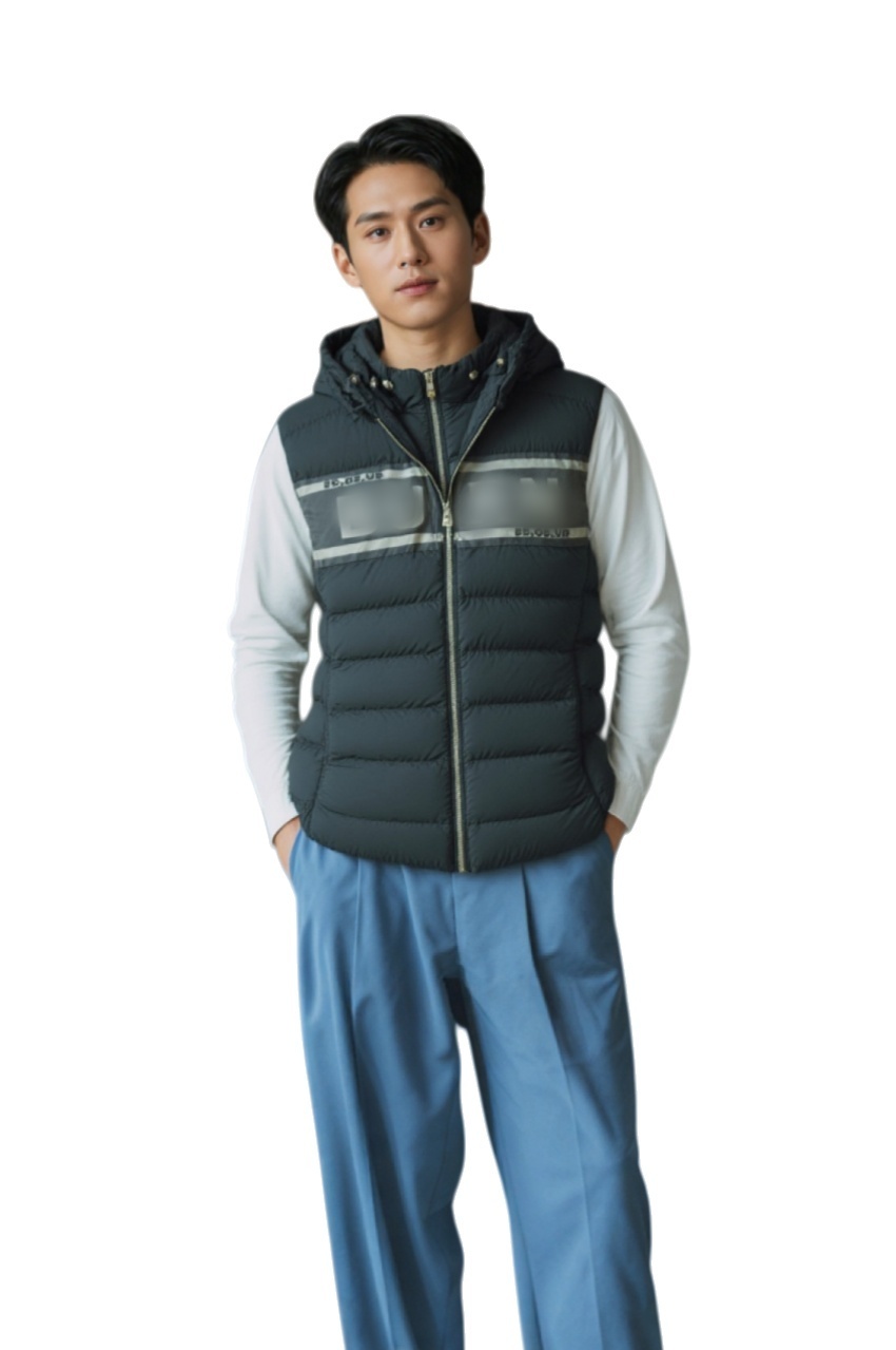 TTgarment  Sample Custom Hooded Quilted Vest Jacket  J1233