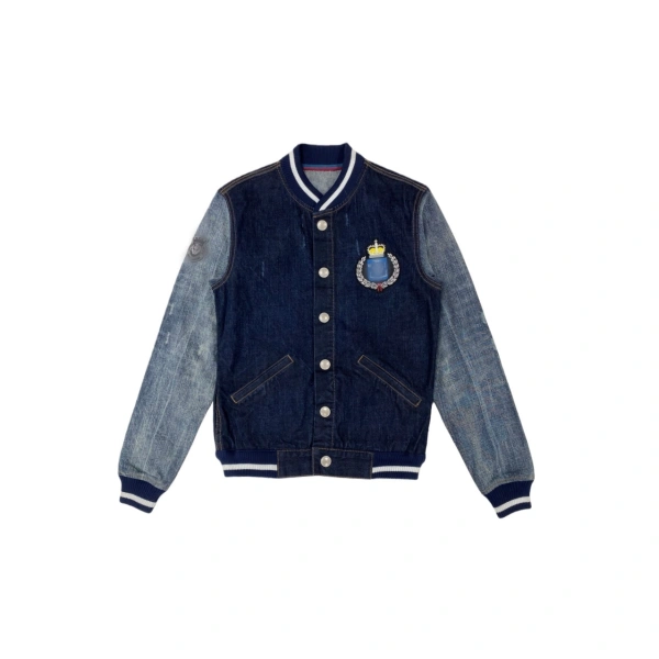 TTgarment  Purchase Contrast Sleeve Denim Jacket   JN030