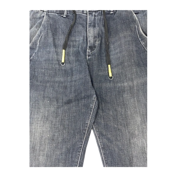 TTgarment  Custom Elastic Waist Denim Pants   JS019