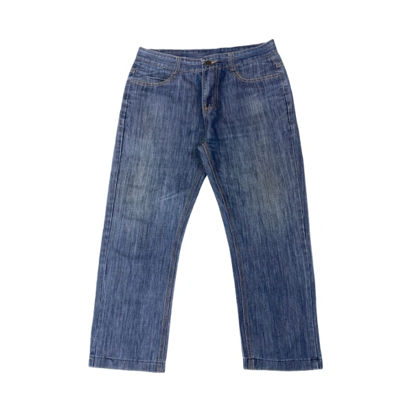 TTgarment  Custom Vertical Brushed Denim Pants   JS023