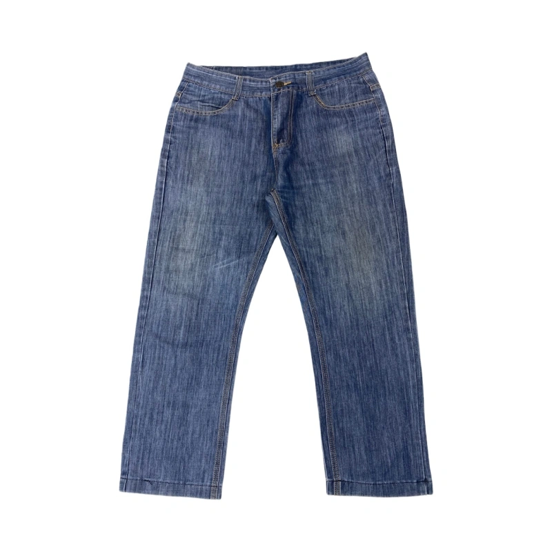 TTgarment  Custom Vertical Brushed Denim Pants   JS023