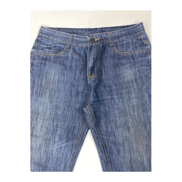 TTgarment  Custom Vertical Brushed Denim Pants   JS023