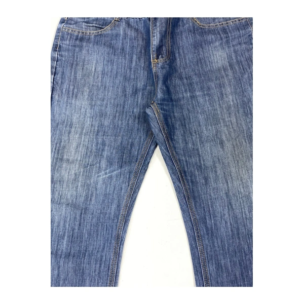TTgarment  Custom Vertical Brushed Denim Pants   JS023