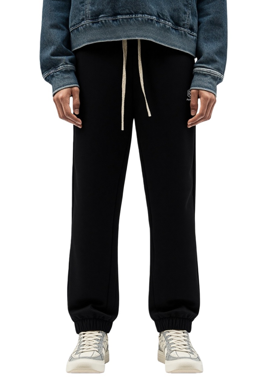 TTgarment  Custom Black Tapered Sport Pants  U442