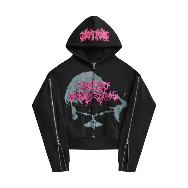 TTgarment Hoodies for Printing Custom Full Face Zip Hoodie Y2K006
