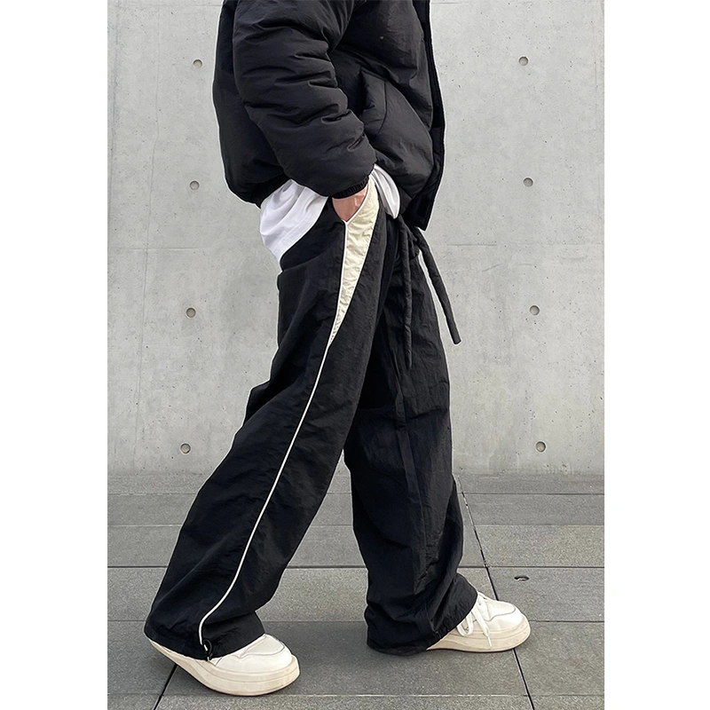 TTgarment Vintage Y2K Sports Nylon Pants Drawstring Trousers Y2K003