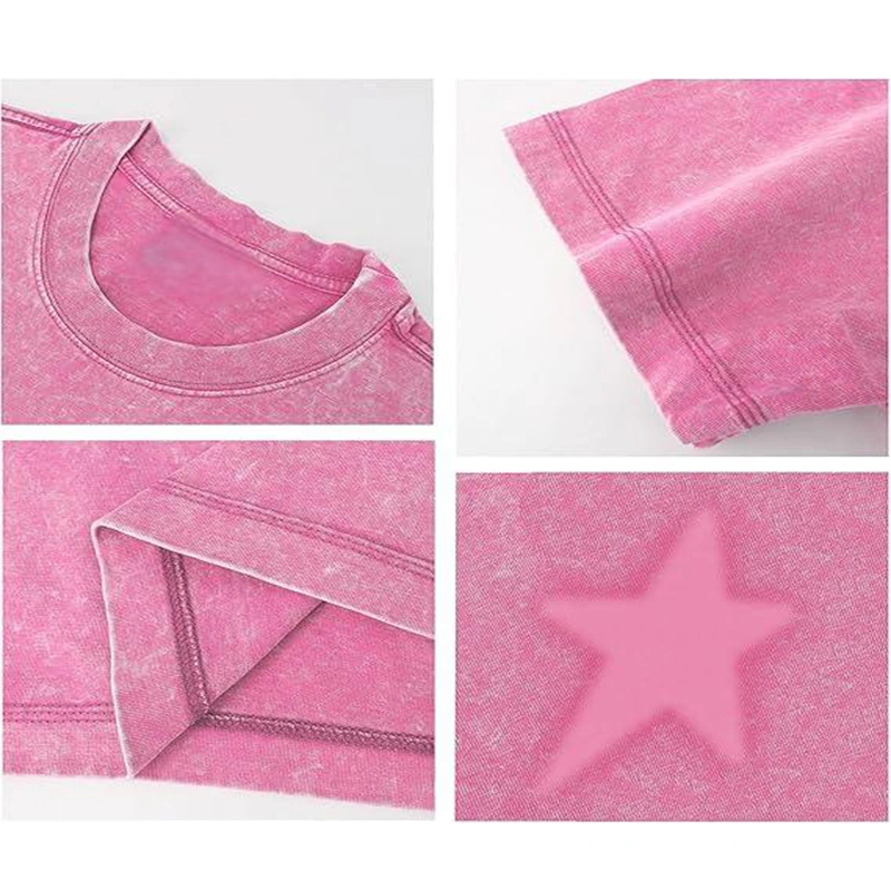 TTgarment 240g Cotton Mens Y2K Solid T-shirt Y2K007