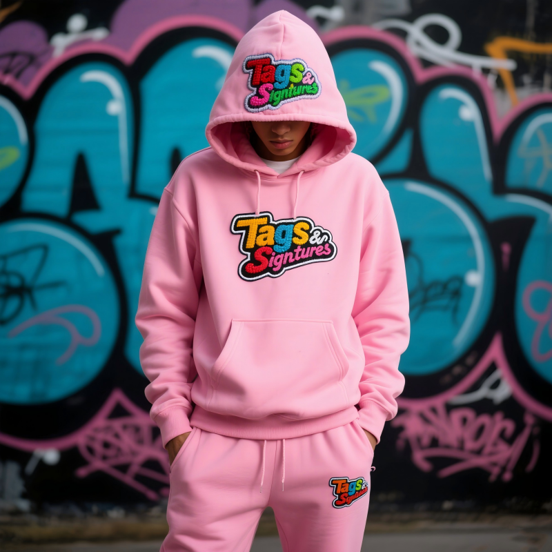 TTgarment Men's DTF Print Hoodie Tracksuit Sport Pant TKS006