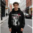 TTgarment Gothic Streetwear Hoodies for Printing Custom Full Face Zip Hoodie GSH001
