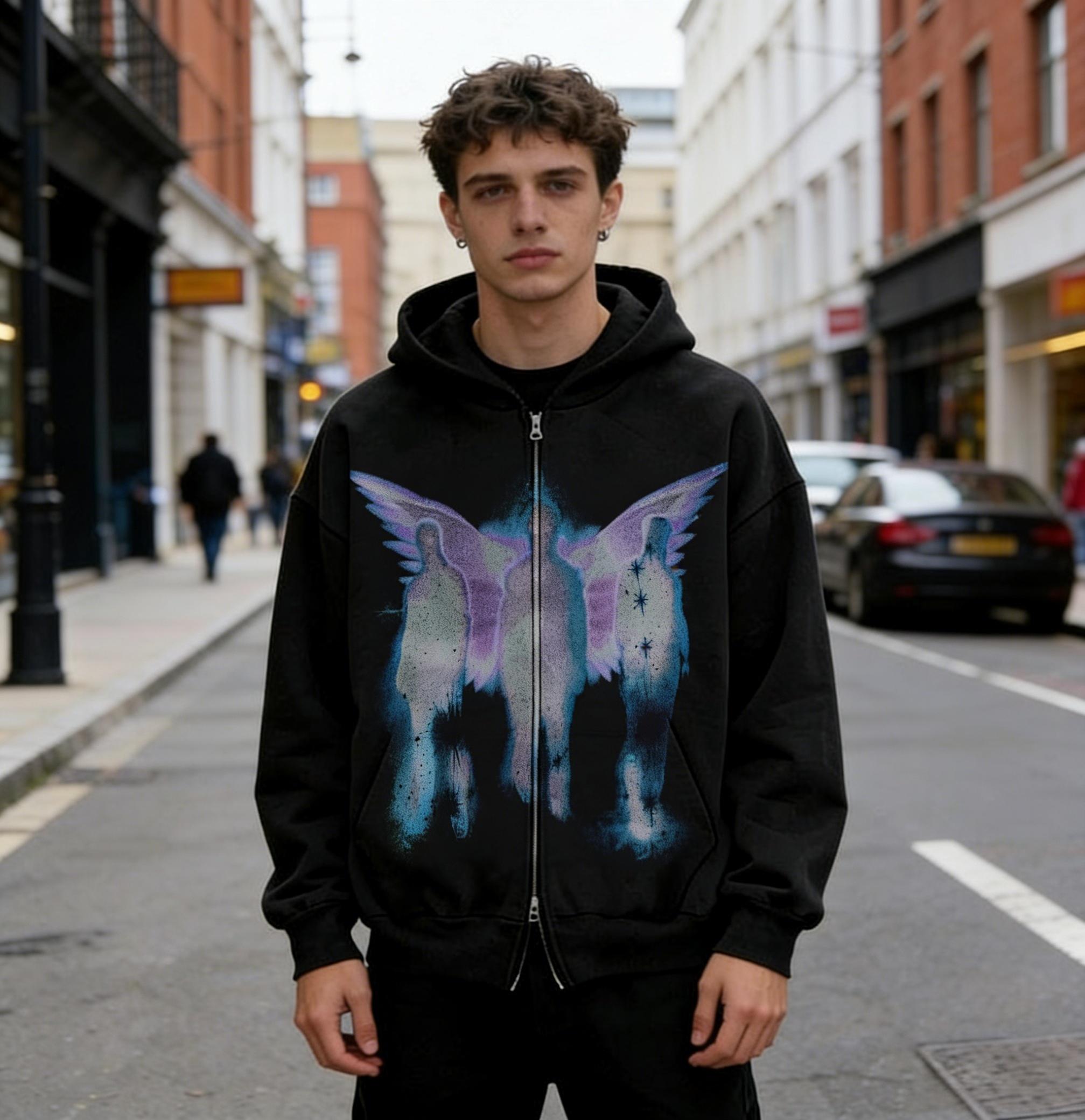 TTgarment Gothic Streetwear Hoodies for Printing Custom Logo GSH002