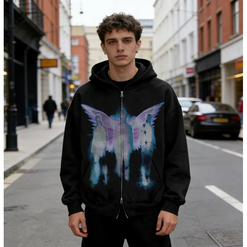 TTgarment Gothic Streetwear Hoodies for Printing Custom Logo GSH002