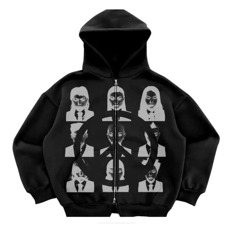 TTgarment Gothic Streetwear Hoodies for Printing Custom Logo GSH003