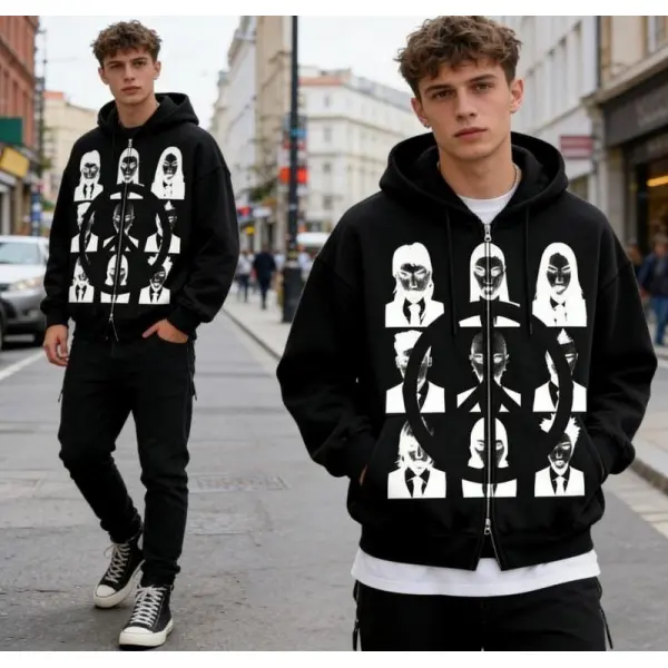 TTgarment Gothic Streetwear Hoodies for Printing Custom Logo GSH003