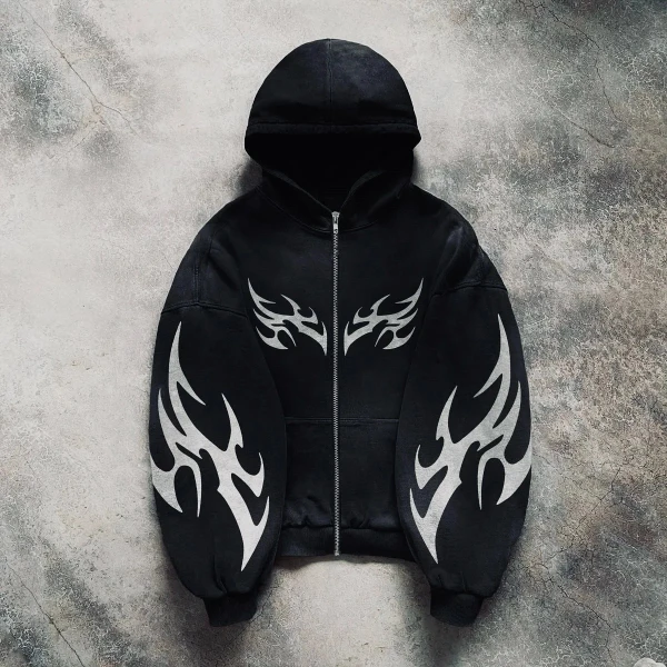 TTgarment Gothic Streetwear Hoodies for Printing Custom Logo GSH005