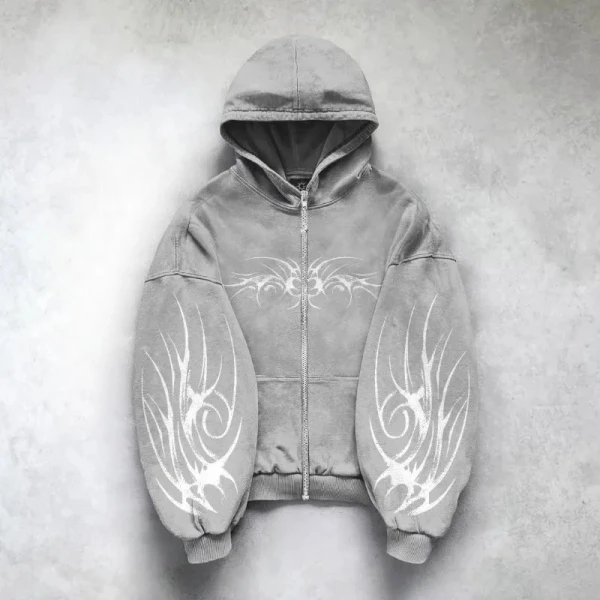 TTgarment Gothic Streetwear Hoodies for Printing Custom Logo GSH005