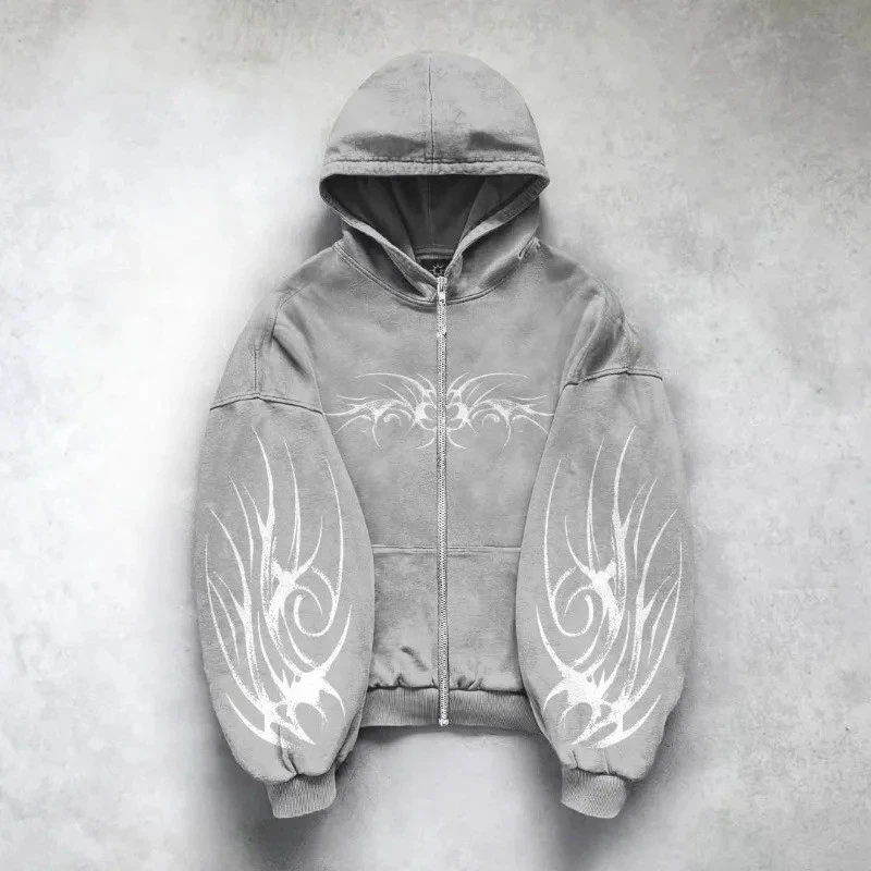 TTgarment Gothic Streetwear Hoodies for Printing Custom Logo GSH005