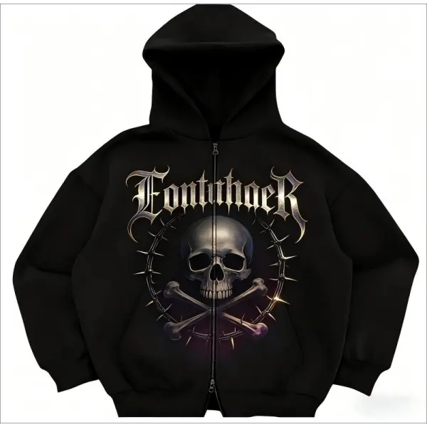 TTgarment Gothic Streetwear Hoodies for Printing Custom Logo GSH006