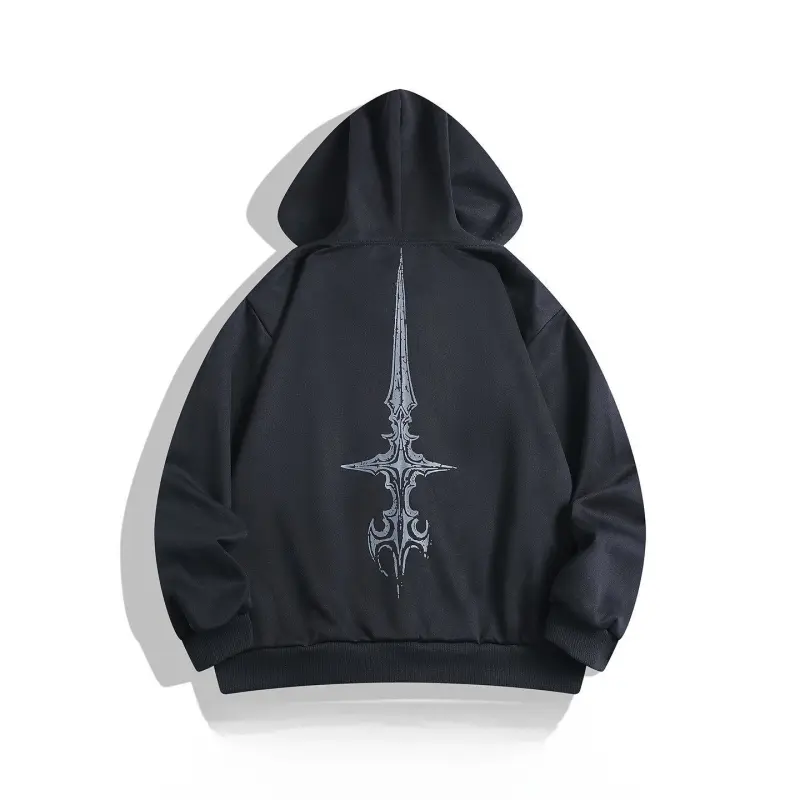 TTgarment Gothic Streetwear Hoodies for Printing Custom Logo GSH007