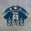 TTgarment Men‘s Baggy Mesh Jersey Shirts T-shirt Tags Logo BMS001
