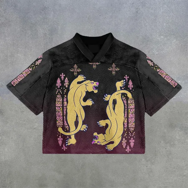 TTgarment Men‘s Baggy Mesh Jersey Shirts T-shirt Tags Logo BMS001-1