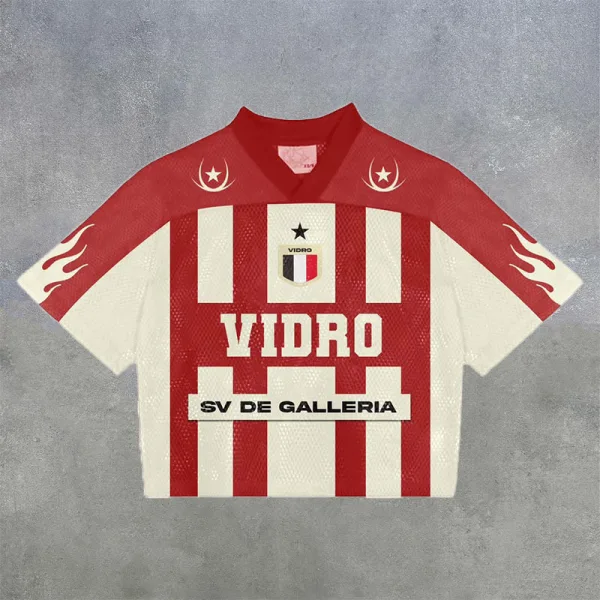 TTgarment Men‘s Baggy Mesh Jersey Shirts T-shirt Tags Logo BMS001-2